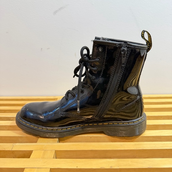 Dr. Martens 1460 Y Originals Patent Leather Boots Side Zipper Women’s Size 7 NEW - Picture 6 of 9